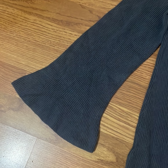 LOFT Dark Grey Knit Sweater in Size L - Picture 3 of 4